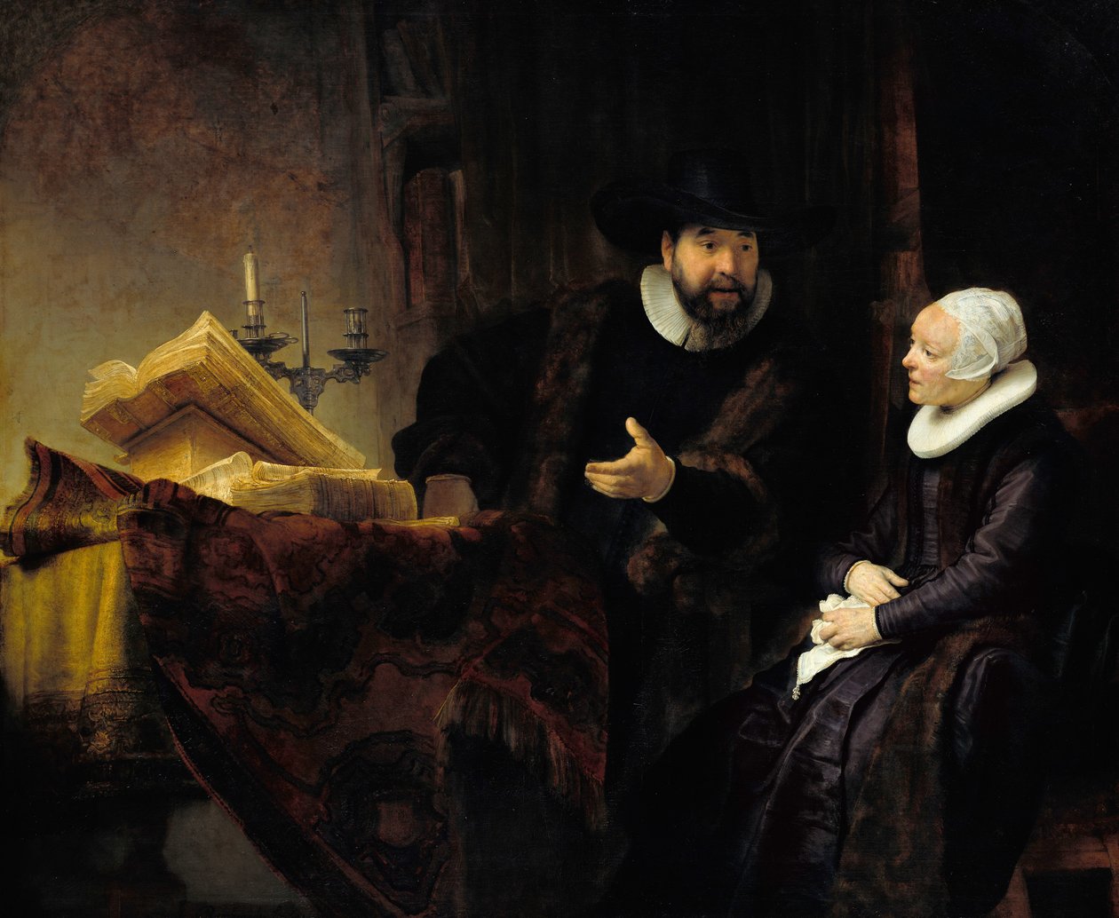 Der mennonitische Prediger Anslo und seine Frau von Rembrandt van Rijn