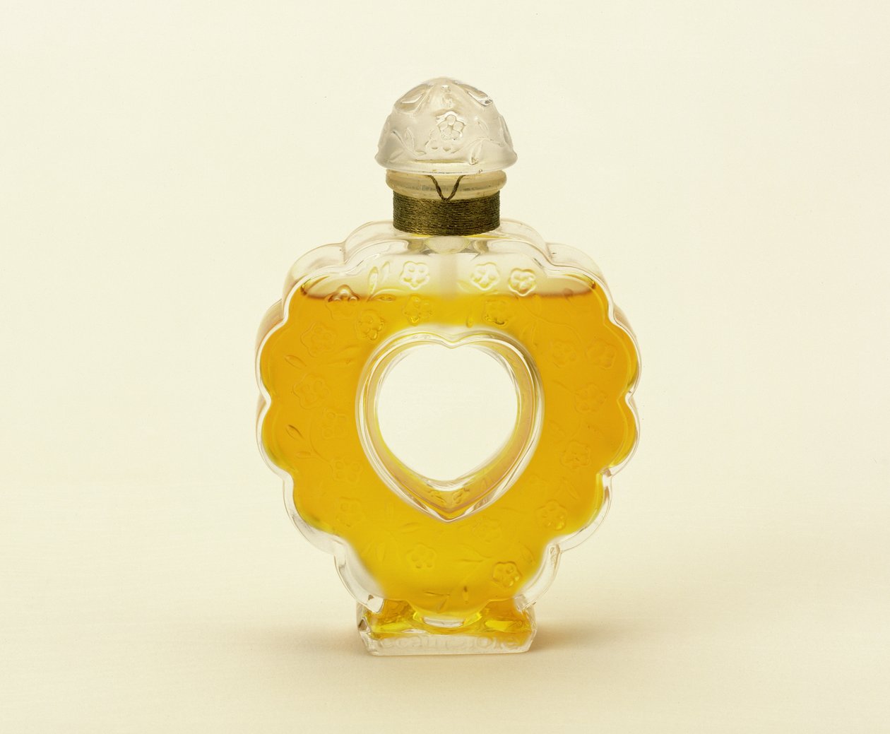 Coeur Joie, klar gefrostetes Duftfläschchen von Lalique für Nina Ricci von Rene Jules Lalique