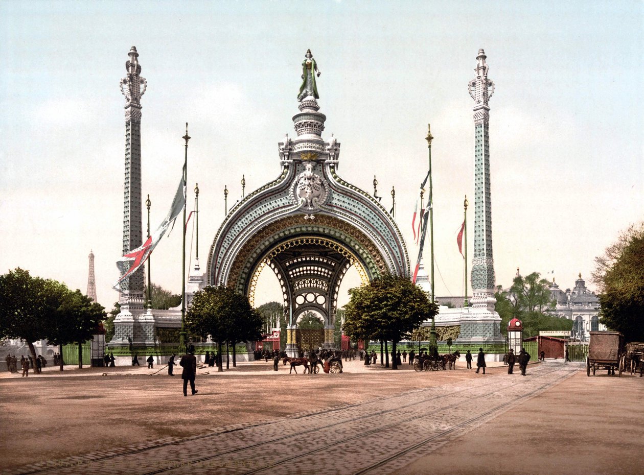 Großer Eingang der Weltausstellung 1900 in Paris von René Binet von Rene Binet