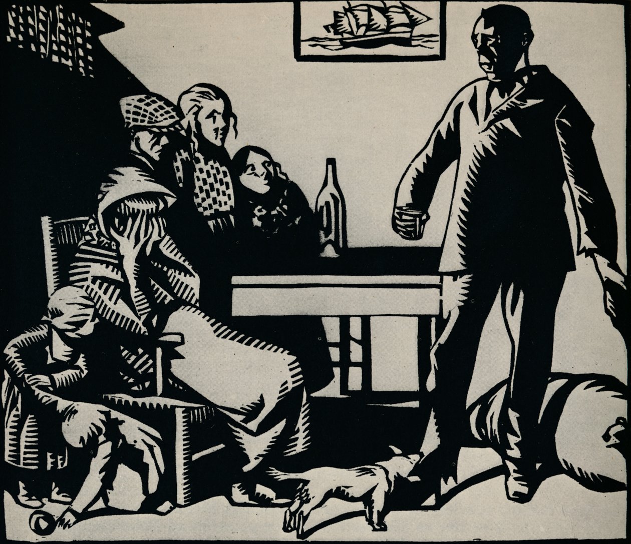 Illustration für Le Retour Du Marin, 1926 von Rene Georges Hermann Paul