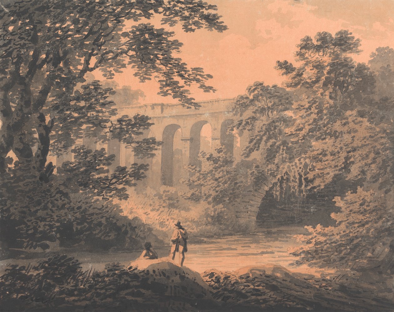 Brücke an der Malton Road von York von Rev. William Gilpin