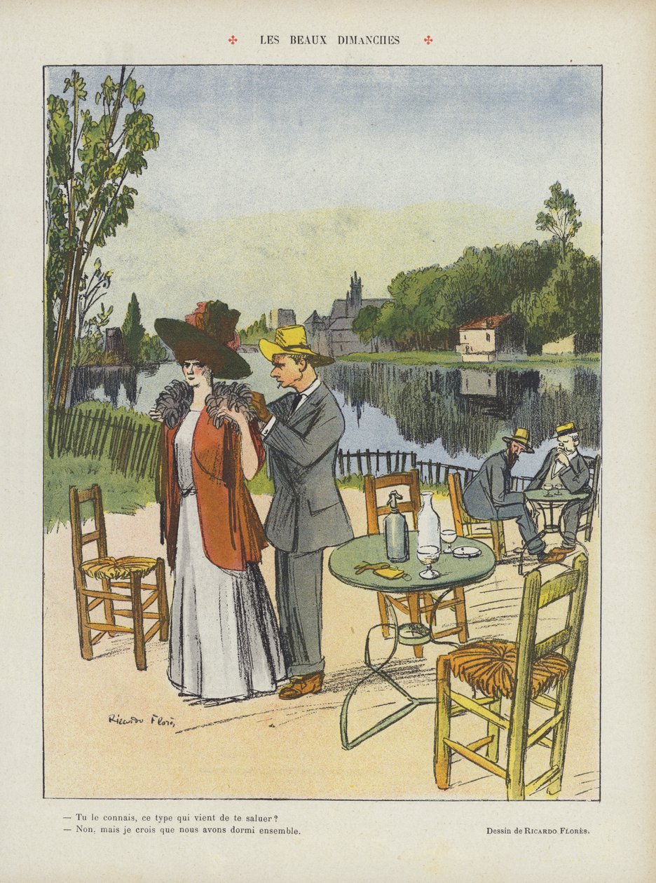 Illustration für Le Rire von Ricardo Flores