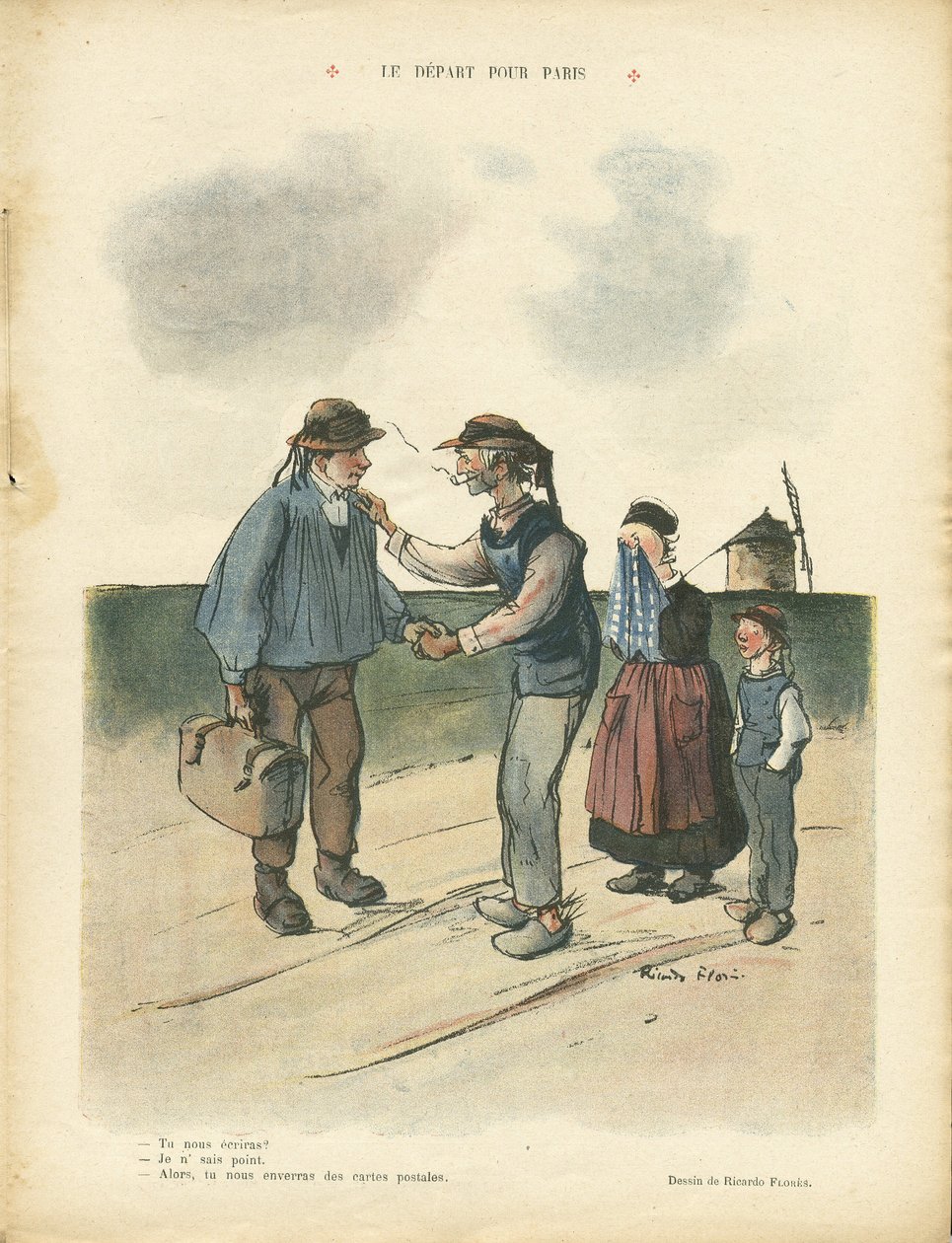 Illustration von Ricardo Flores (1878-1918) in Le Rire von Ricardo Flores