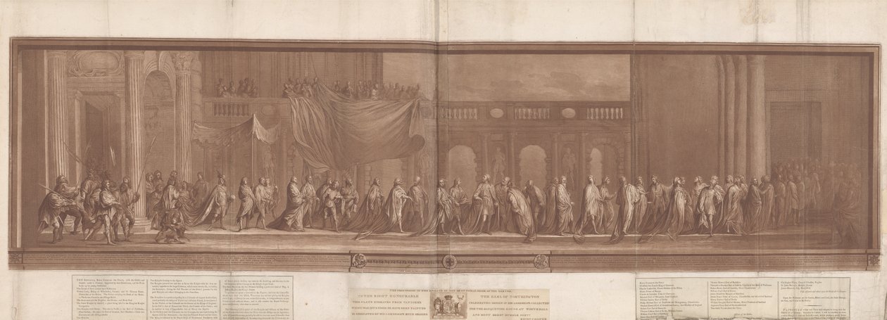 Die Prozession der Ritter des Hosenbandordens von Richard Cooper the Younger