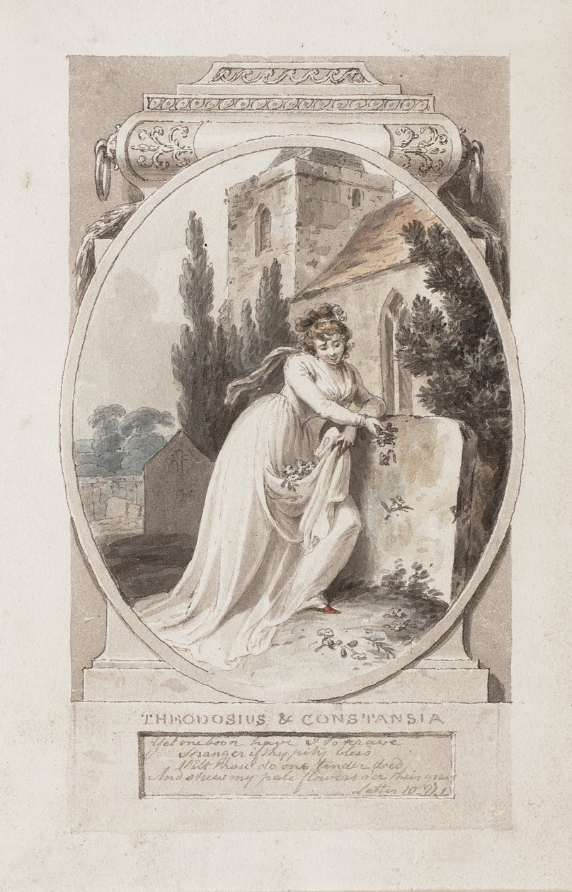 Theodosius und Constansia, Illustration zu Charles Cooke