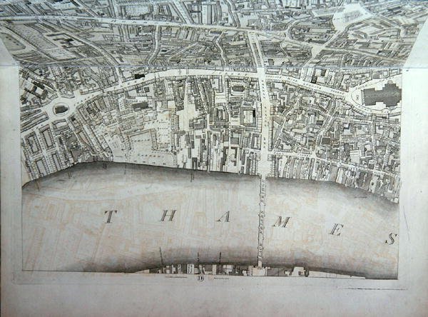 Plan der Stadt London, veröffentlicht 1813 von Richard Horwood