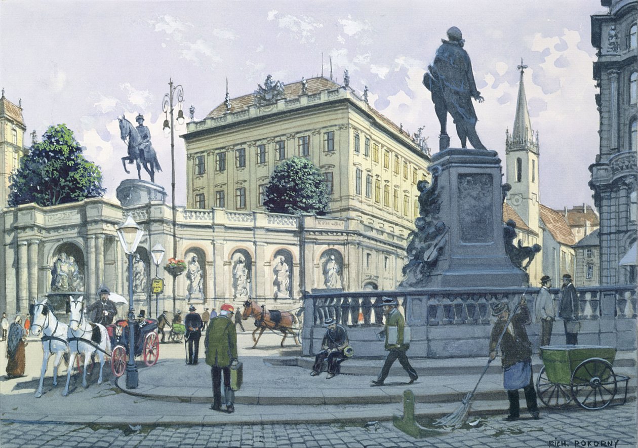 Die Albertina, Wien von Richard Pokorny