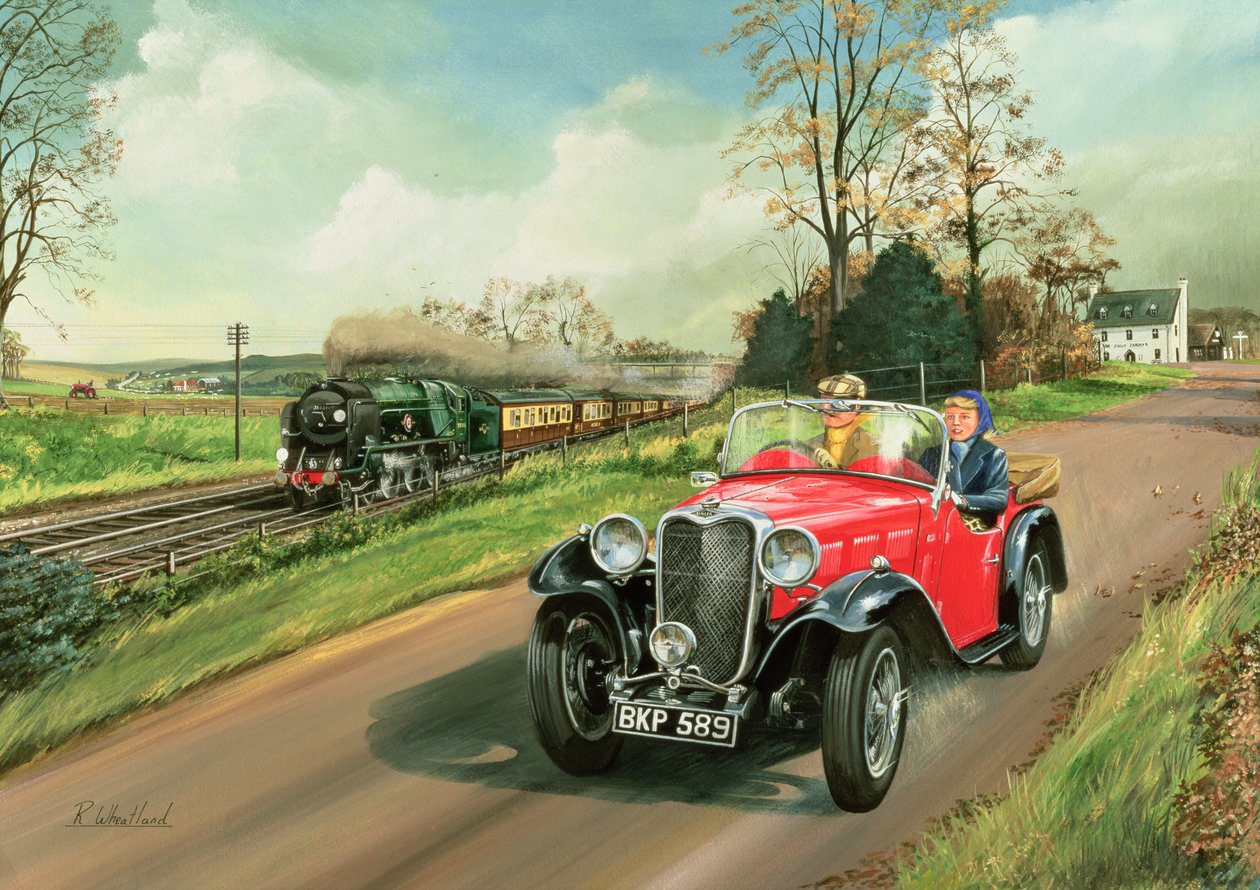 Rennen gegen den Zug, 1995 von Richard Wheatland