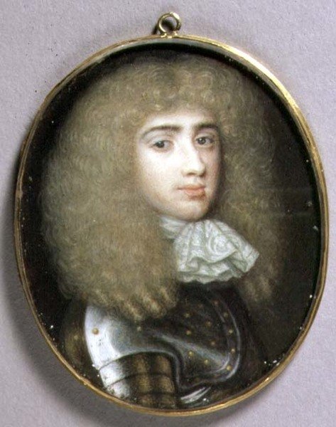 Porträtminiatur von Robert Porter, um 1660 von Richard  Gibson