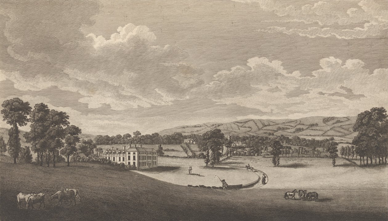 Preston Hall in Aylesford, im County of Kent, aus Edward Hasted