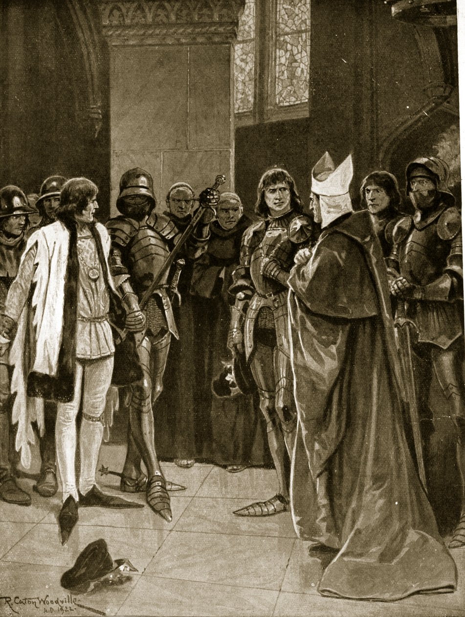 Henry VI wird Edward IV in St. Paul