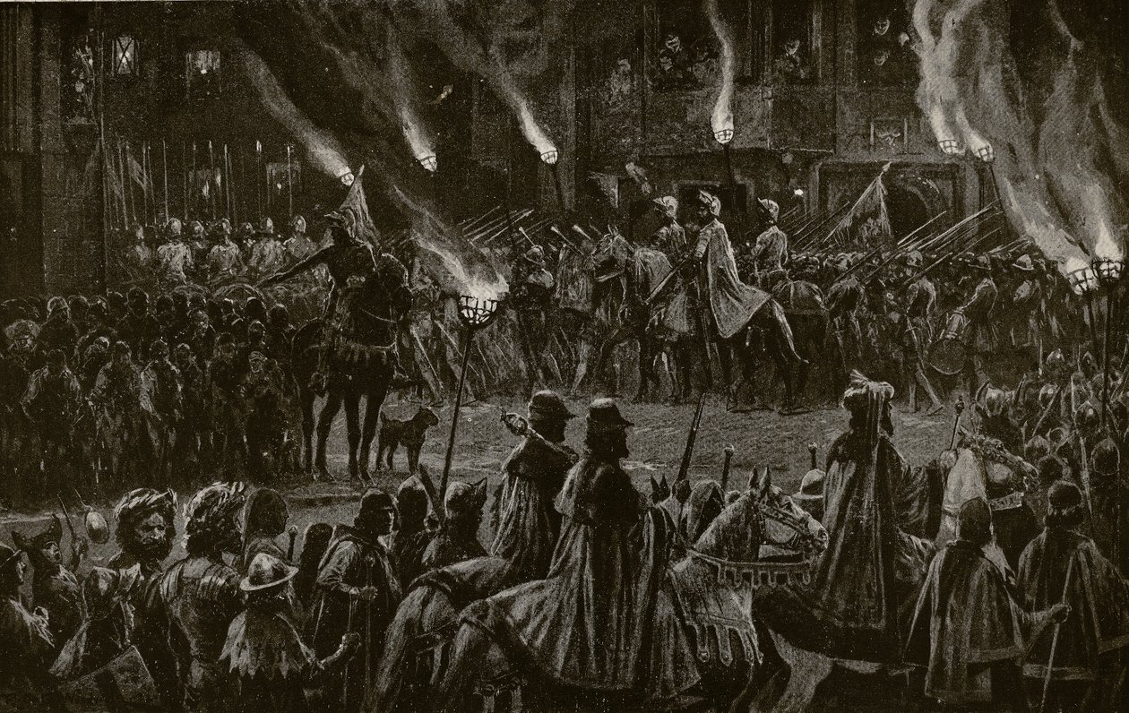 Die Marschierende Wache, Illustration aus 