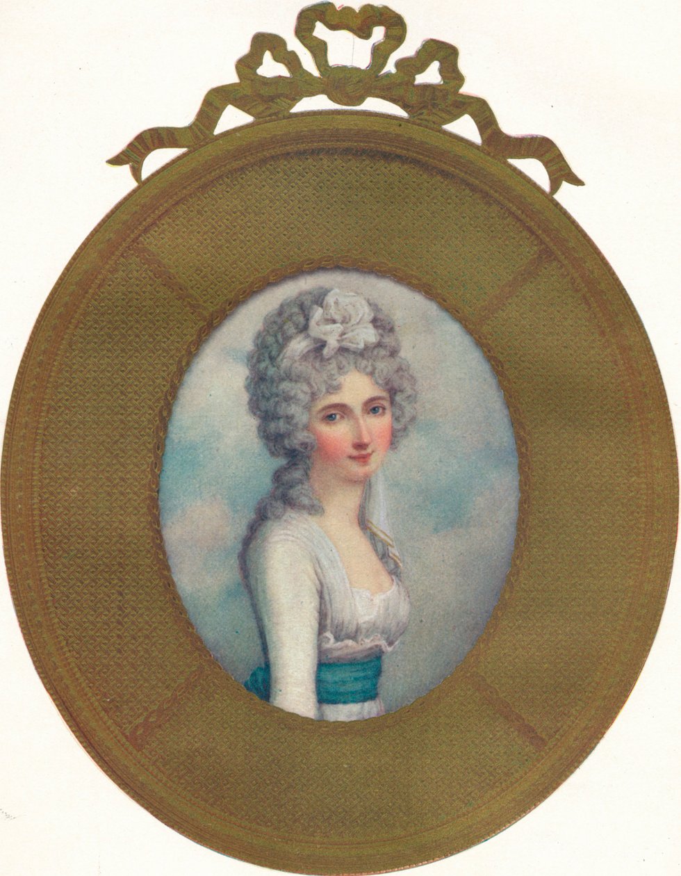Miniaturporträt von Katherine, Lady Manners, später Lady Huntingtower, 1787 von Richard Cosway