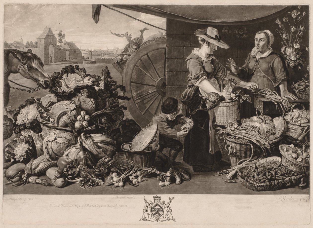 Die vier Märkte: Der Gemüsemarkt von Richard Earlom