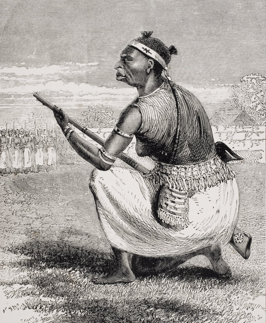 Der Hauptoffizier der Richards Brigade der Amazonen, aus 
