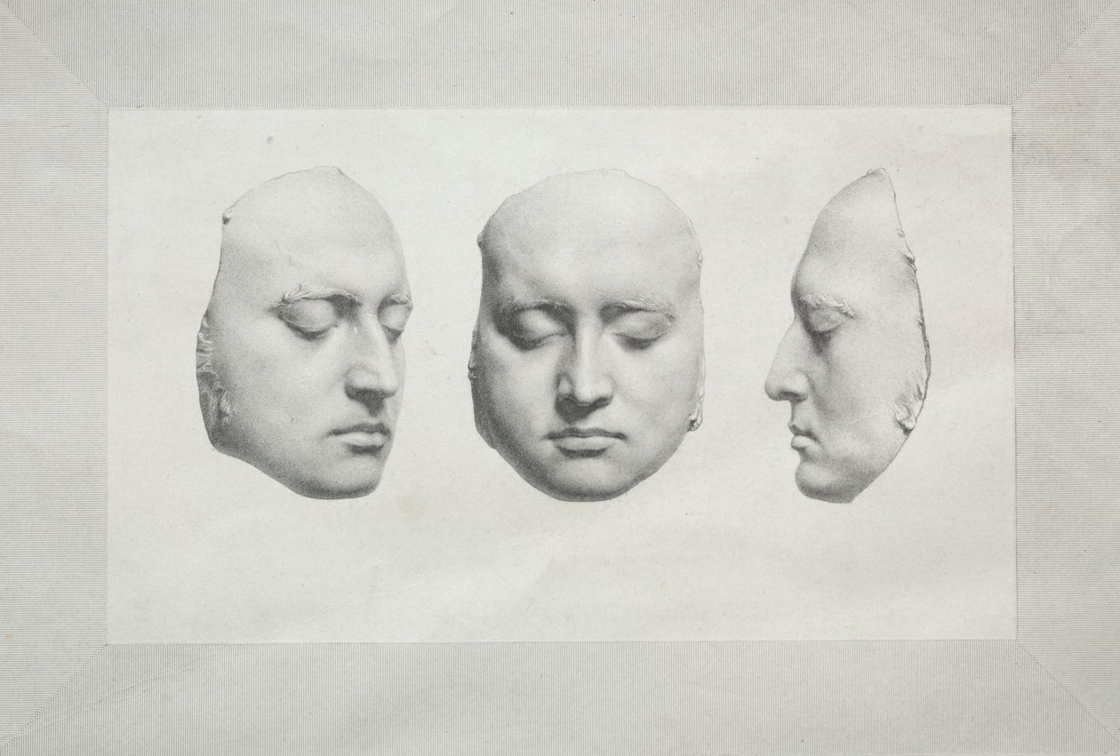 Totenmaske von Sir Thomas Lawrence von Richard James Lane