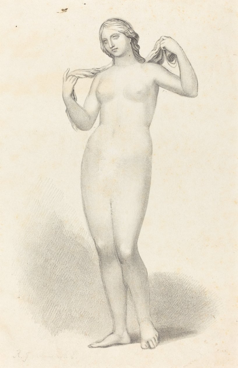 Venus Aphrodite, von Alcamanes von Richard James Lane after John Flaxman