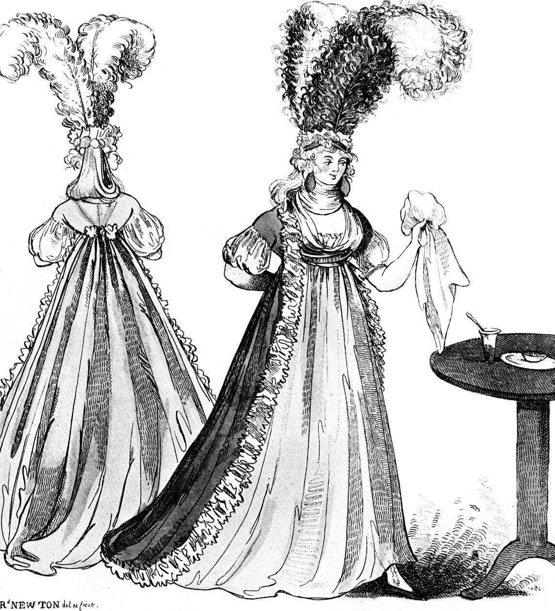 Hirten, ich habe meine Taille verloren! Haben Sie meinen Körper gesehen..., 1795 von Richard Newton