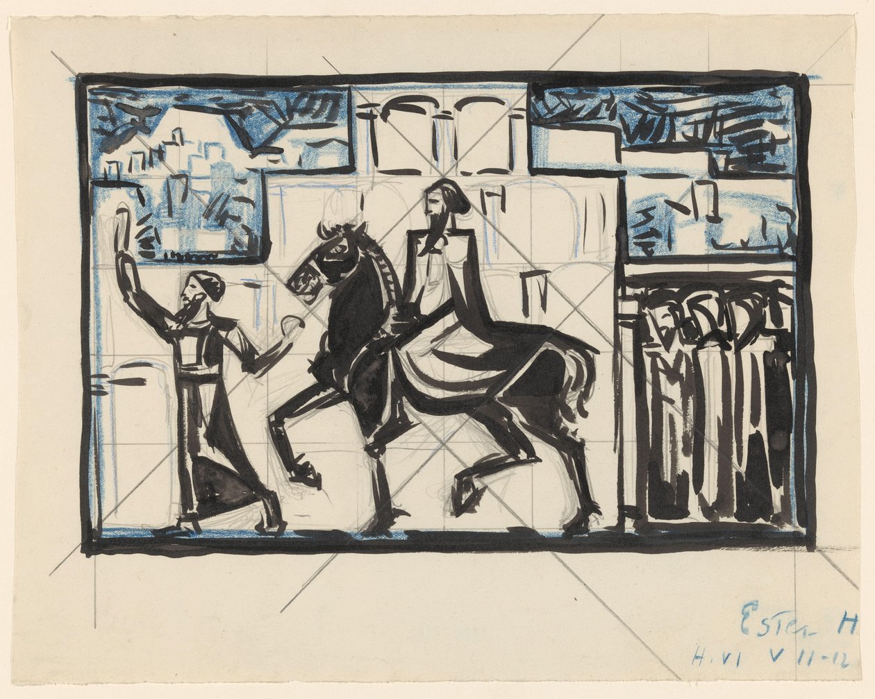 Triumph von Mordechai von Richard Nicolaüs Roland Holst (possibly)