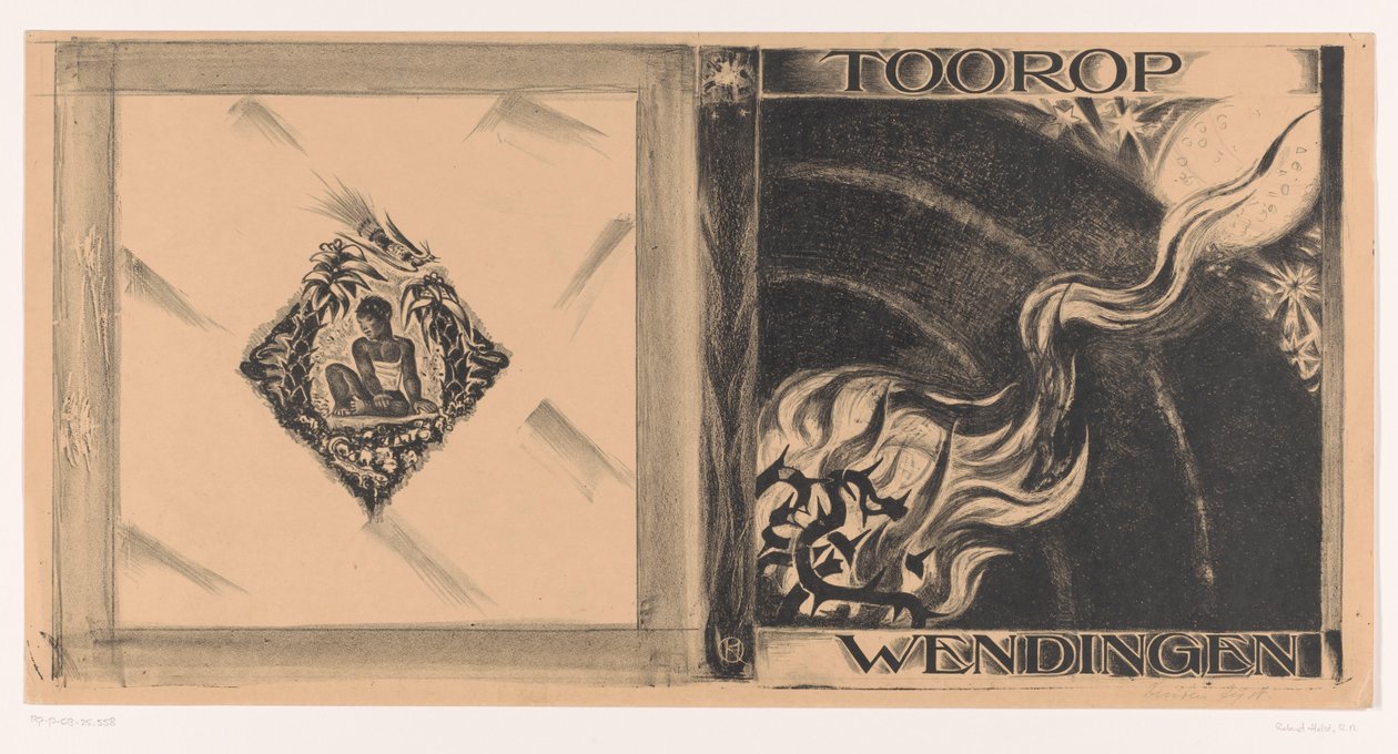 Umschlagentwurf für: Wendingen, Tooropnummer, 1928 von Richard Nicolaüs Roland Holst