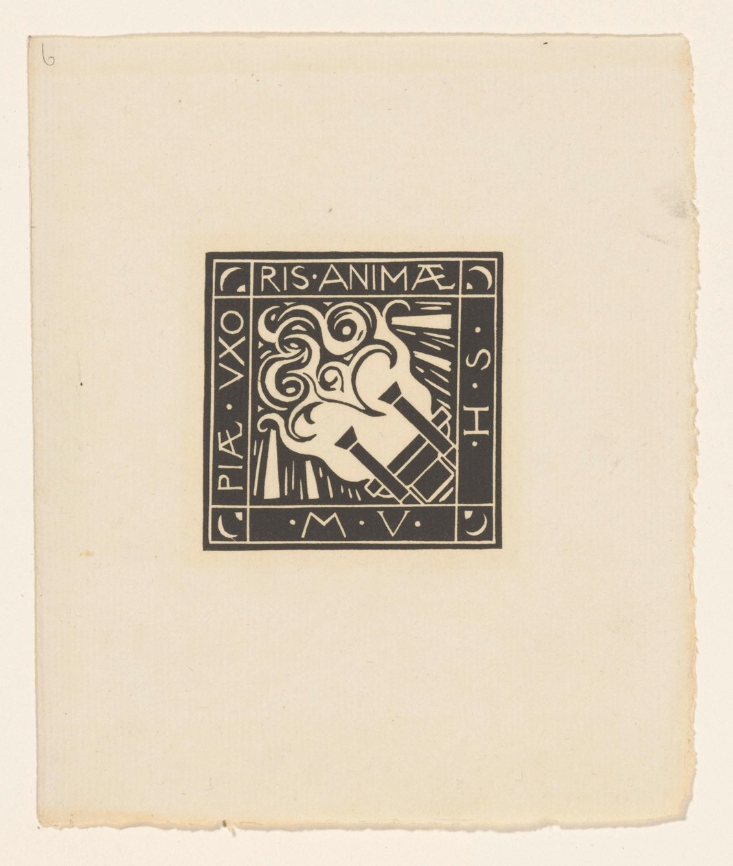 Vignette zur Erinnerung an Mary Vincentia Huizinga-Schorer von Richard Nicolaüs Roland Holst