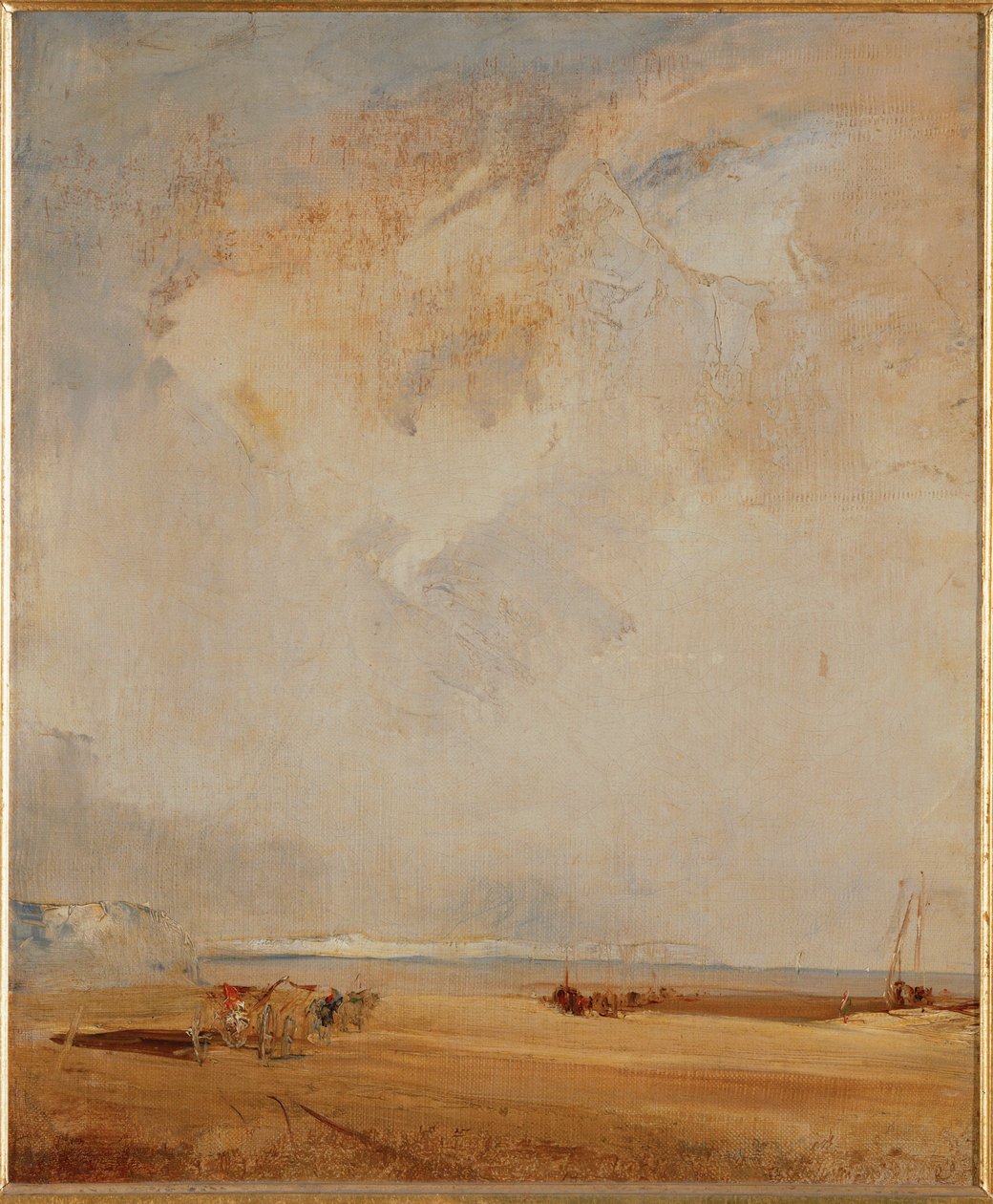 Ein Blick auf den Strand der Normandie von Richard Parkes Bonington