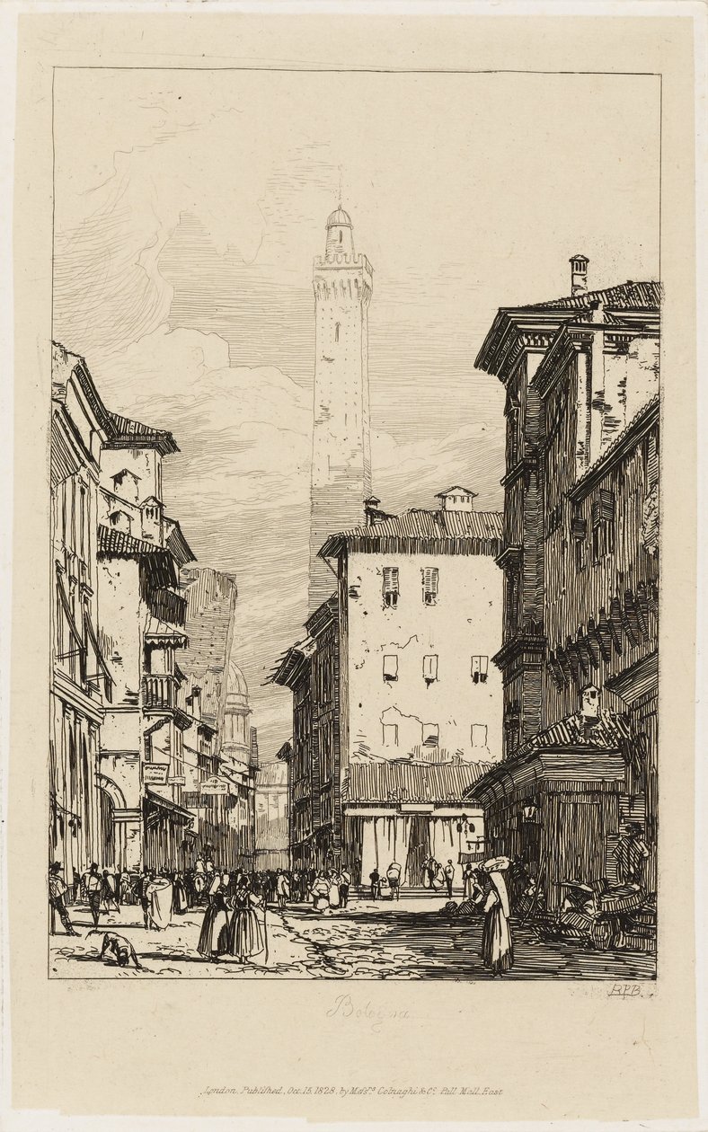 Bologna von Richard Parkes Bonington