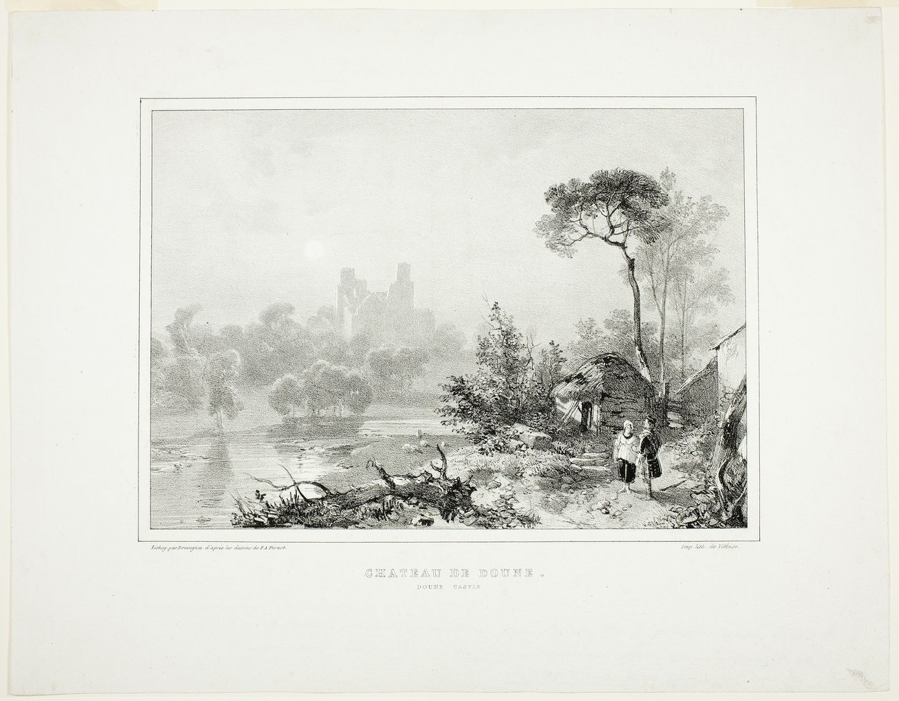 Doune Castle von Richard Parkes Bonington