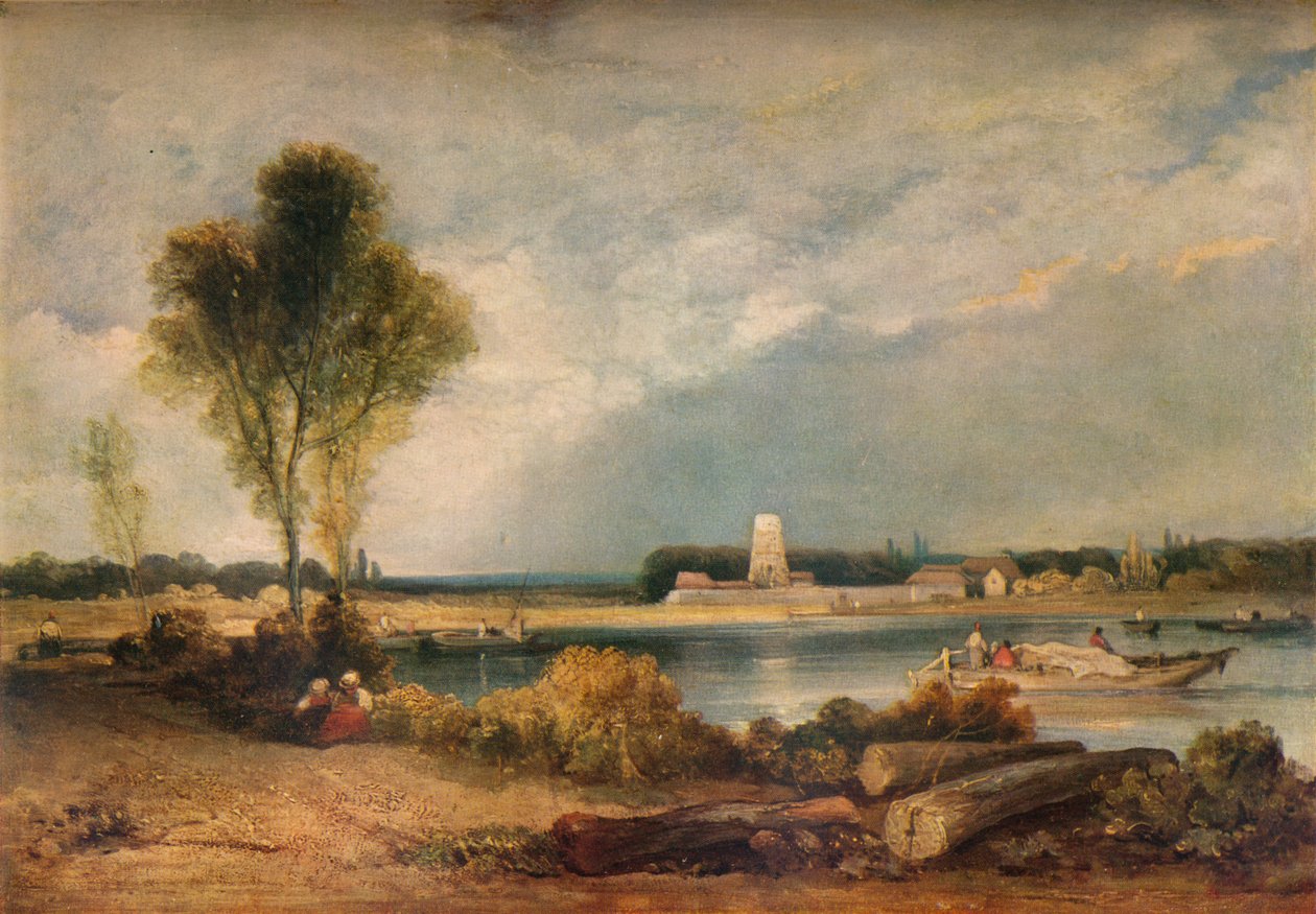 Landschaft in der Normandie, 19. Jahrhundert von Richard Parkes Bonington