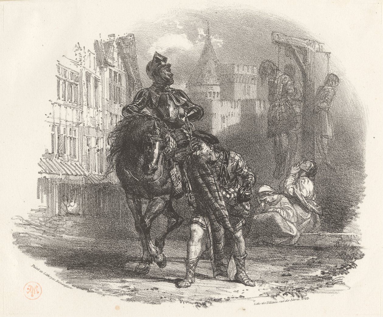 Die Gehängten von Richard Parkes Bonington