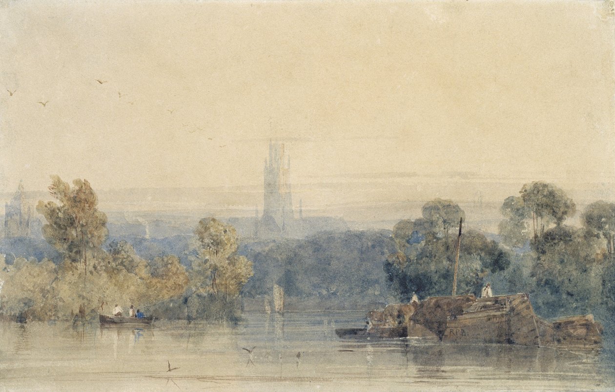In der Nähe von Boston, Lincolnshire von Richard Parkes Bonington