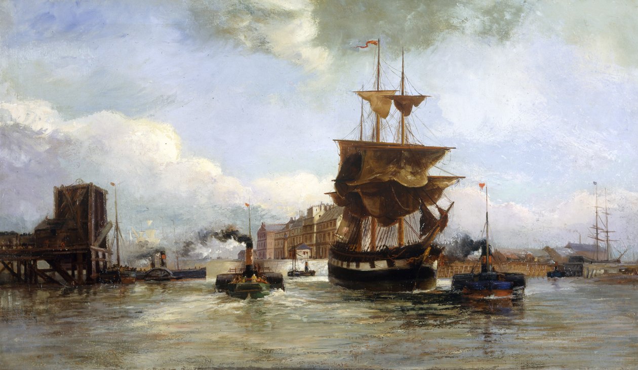 Verlassen des West Bute Docks von Richard Short