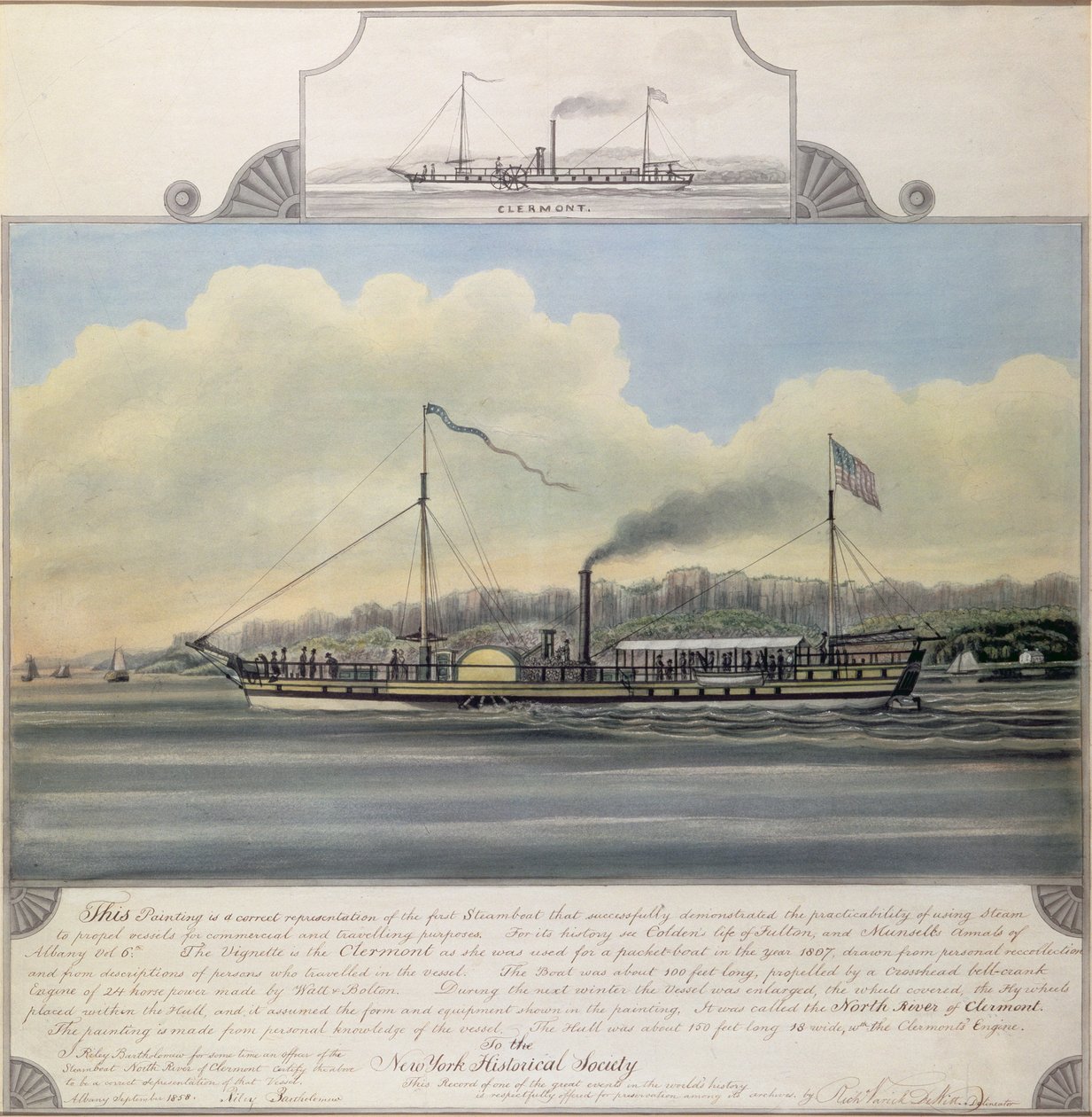 Hudson River Dampfschiff 