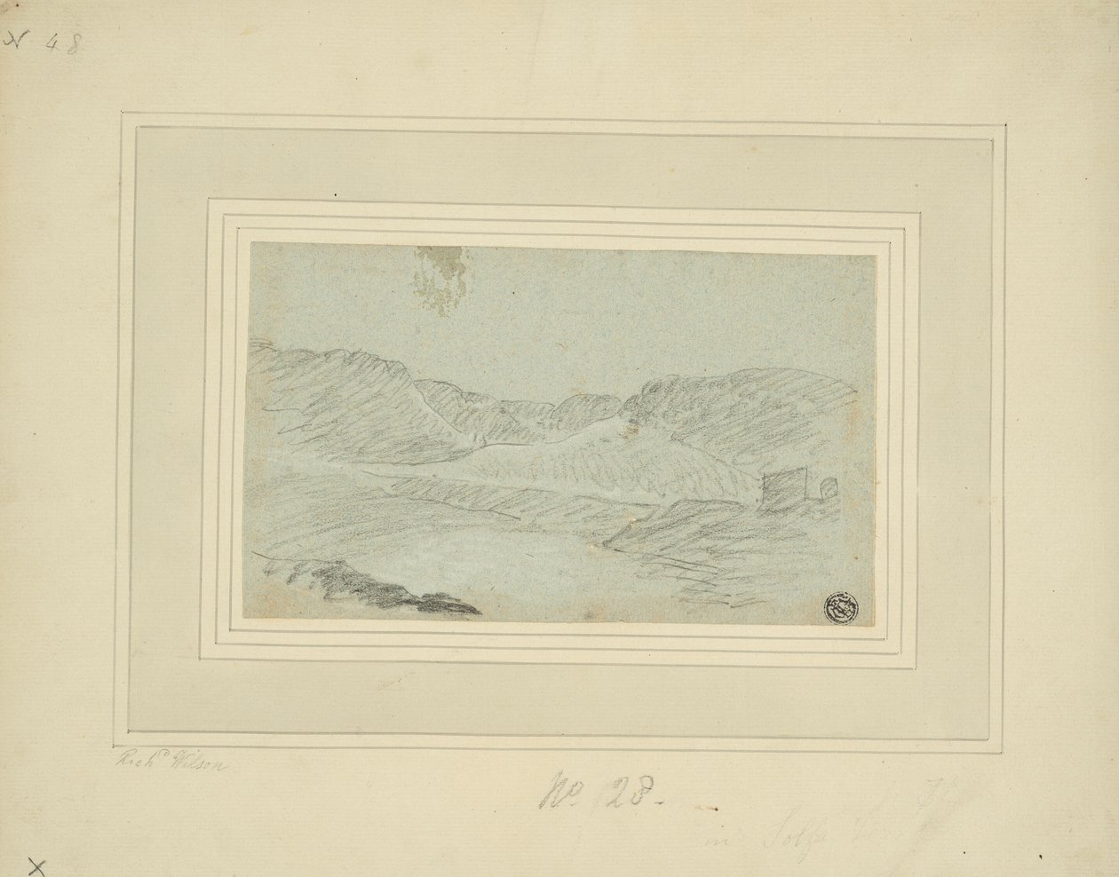 Hügelige Landschaft von Richard Wilson