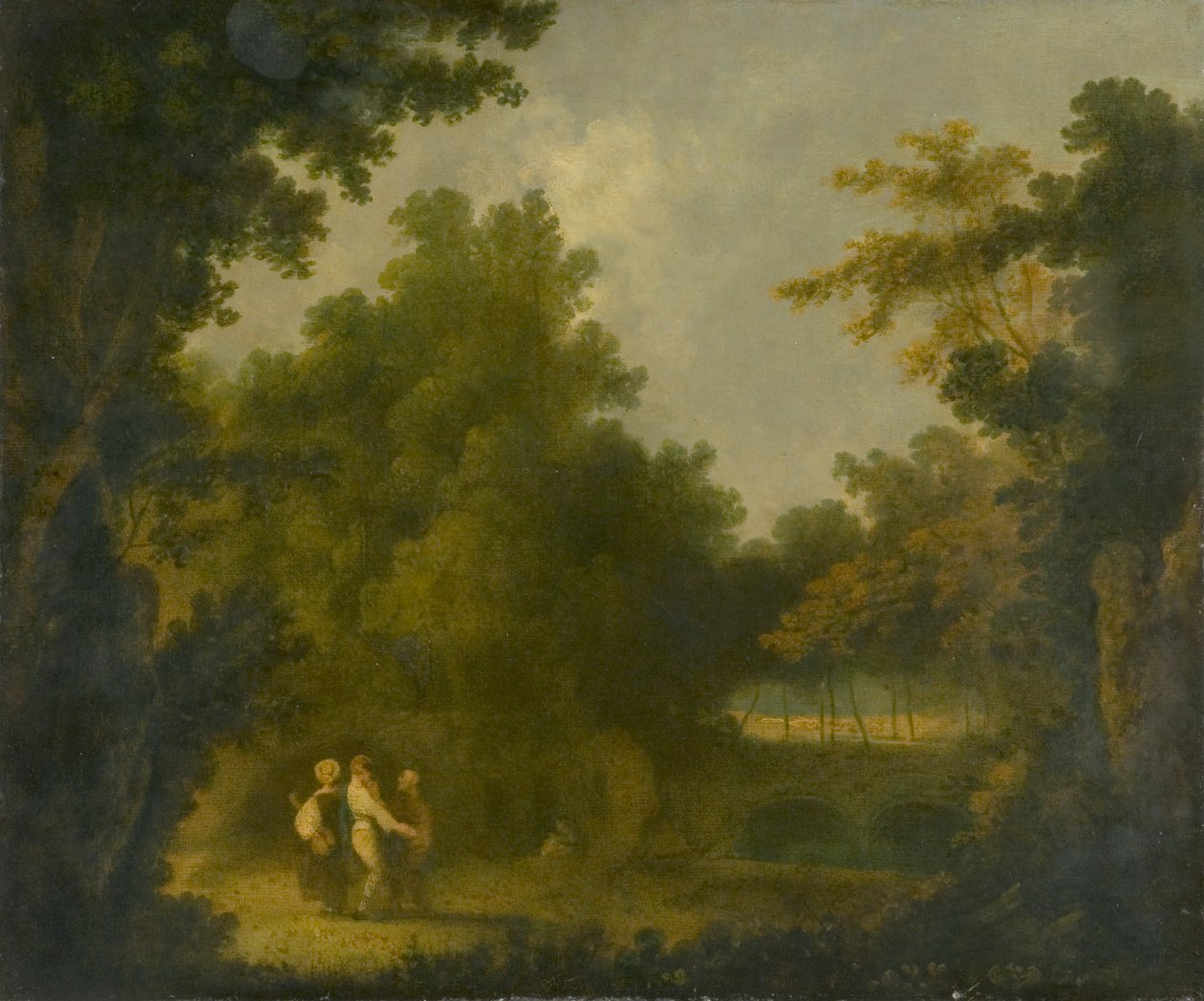 Der Garten der Villa Madama, Rom von Richard Wilson