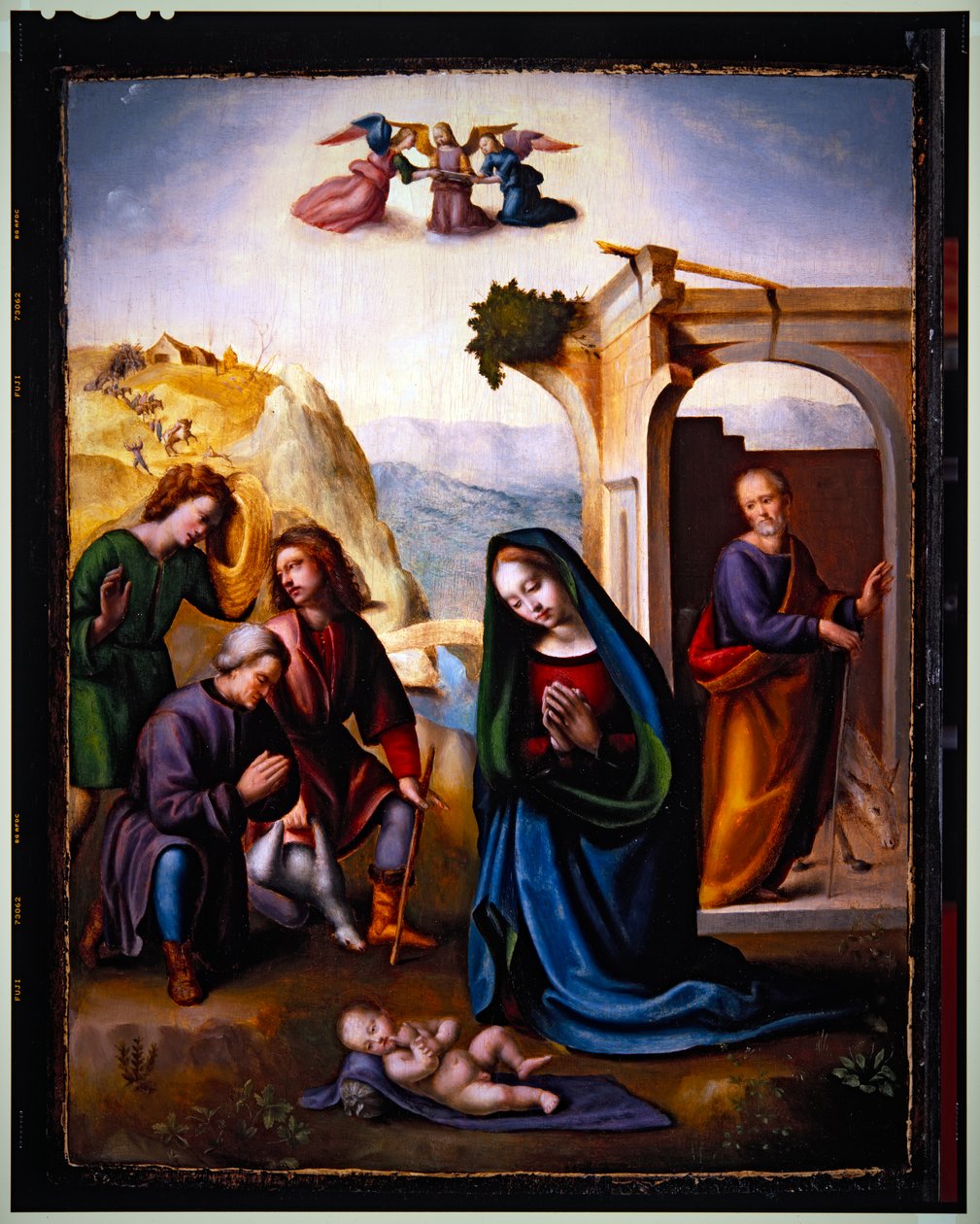 Die Anbetung der Hirten von Ridolfo Il (1483 1561) Ghirlandaio