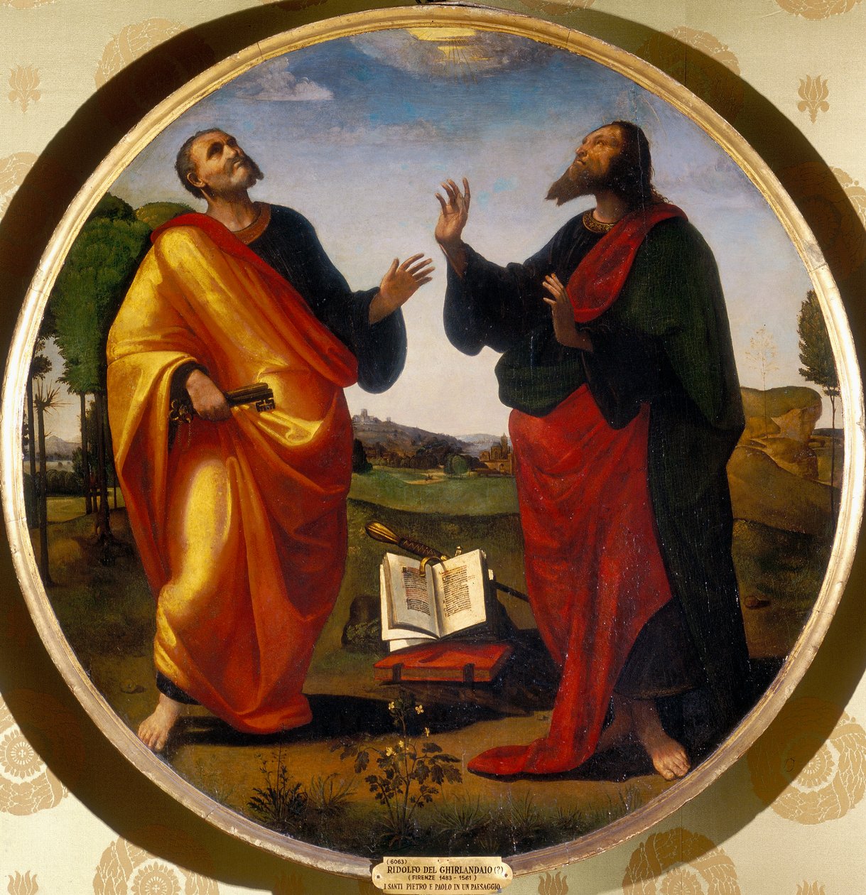 Heilige Petrus und Paulus von Ridolfo Il  Ghirlandaio