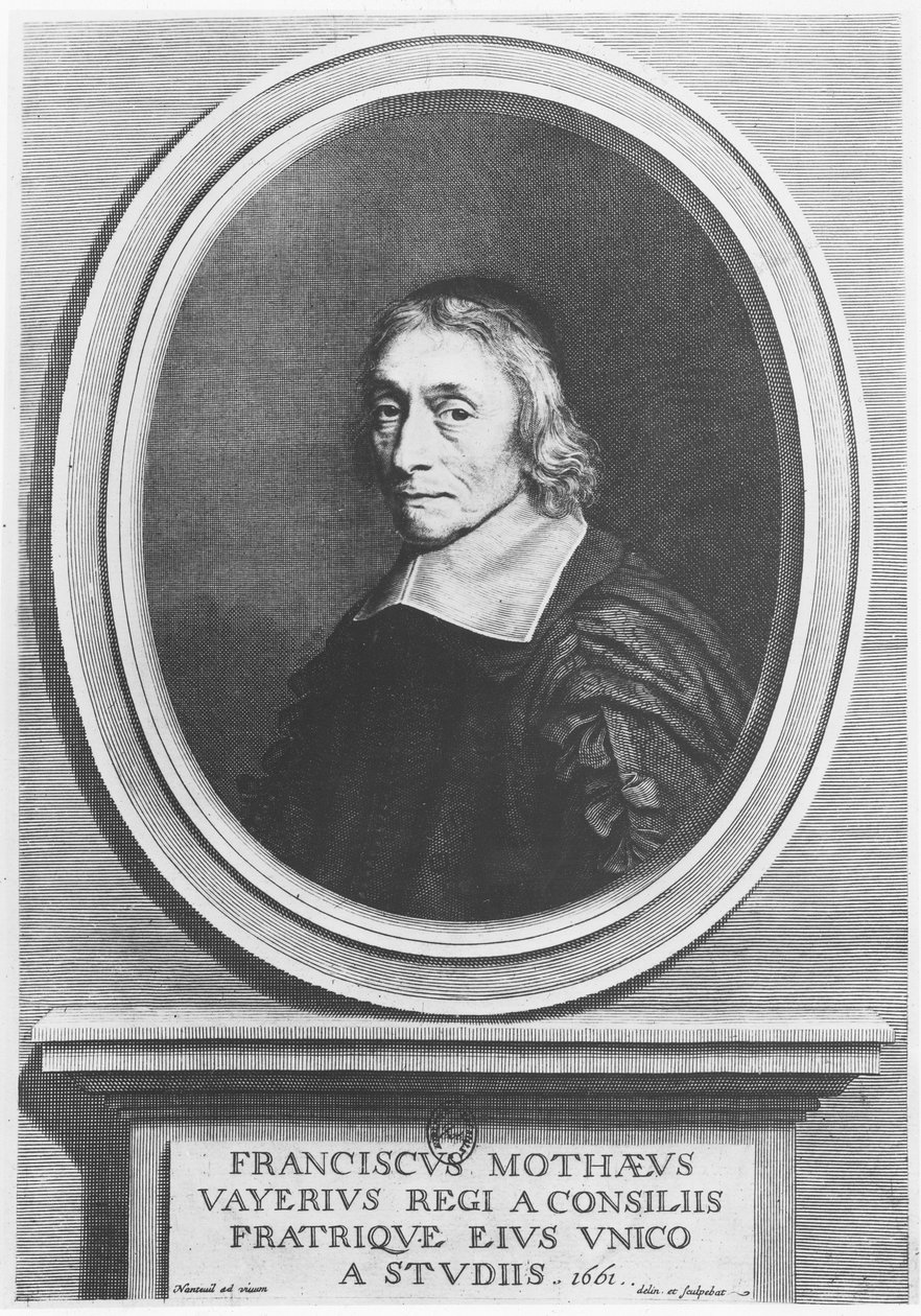 Porträt von François de La Mothe Le Vayer von Robert Nanteuil