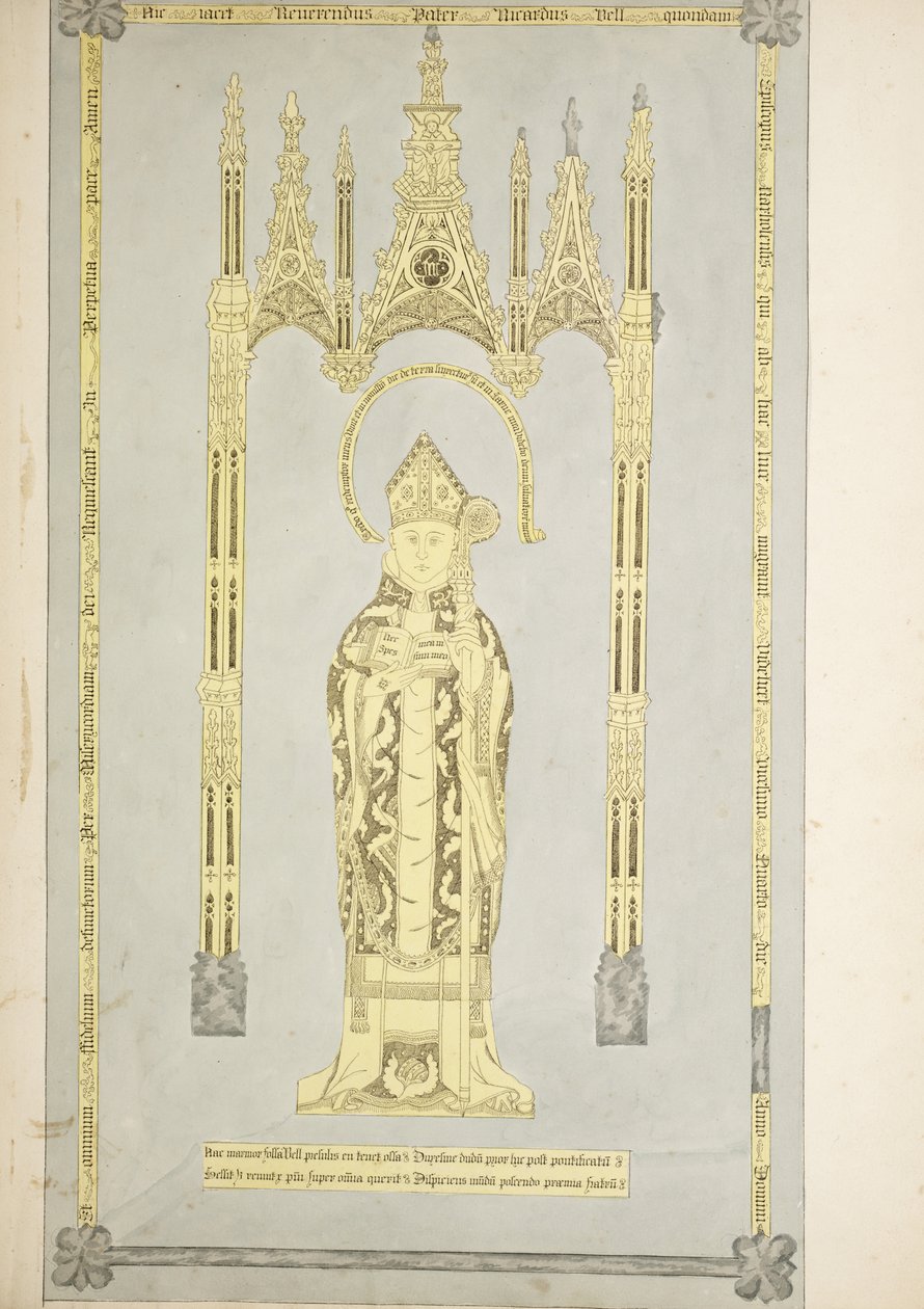 Die Altertümer der Kathedrale von Saint Mary, Carlisle, gezeichnet von Robert Carlile, 1795 von Robert Carlile