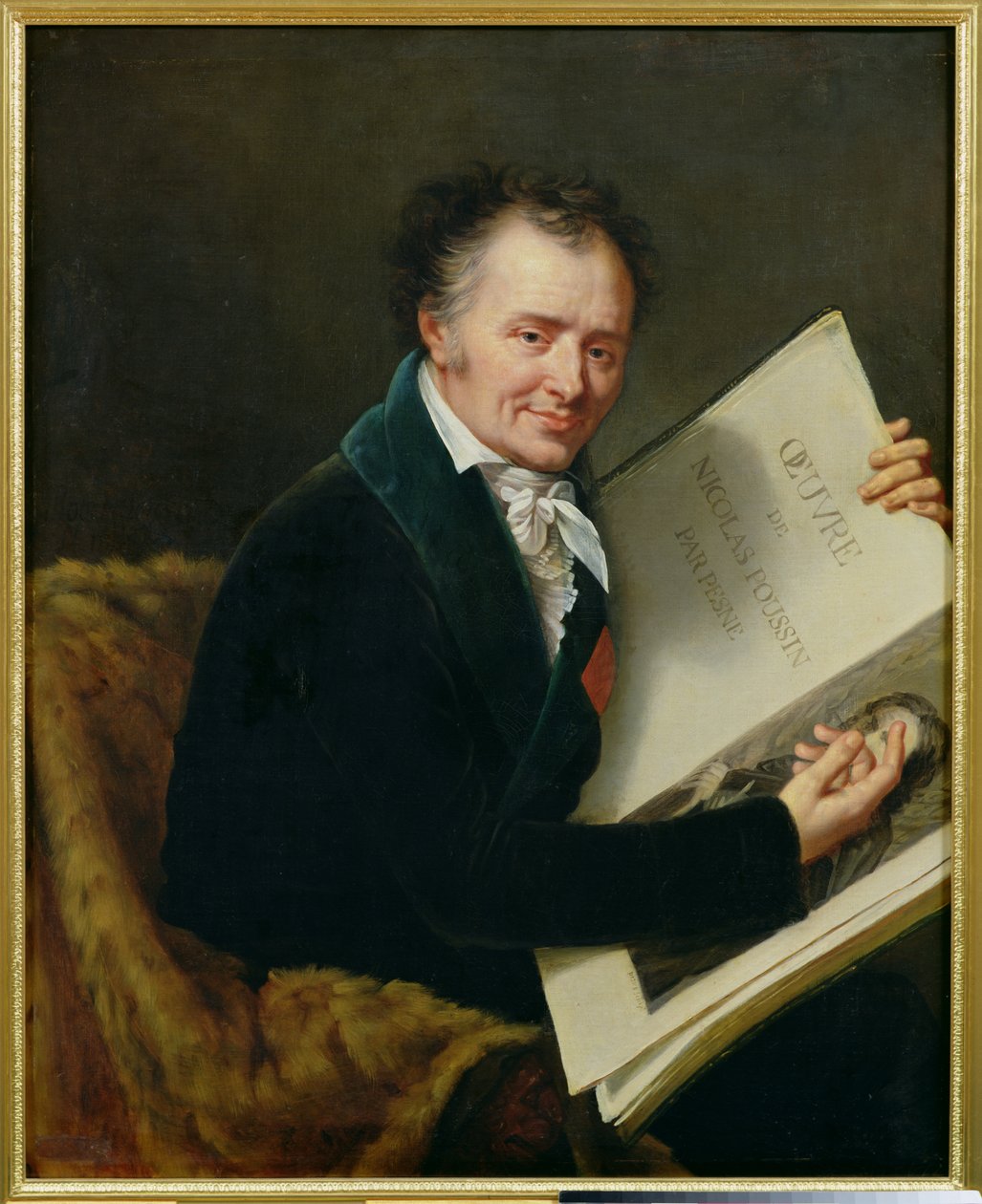 Porträt von Dominique Vivant (1747-1825) Baron Denon, 1808 von Robert Lefevre