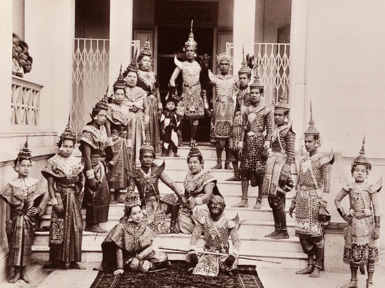 Thailändische klassische Tänzer, ca. 1900 von Robert Lenz