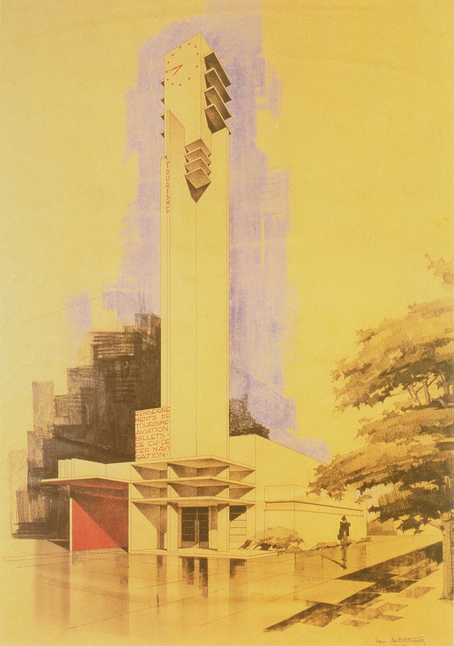Pavillon des Informations- und Tourismusbüros, 1925 von Robert Mallet Stevens
