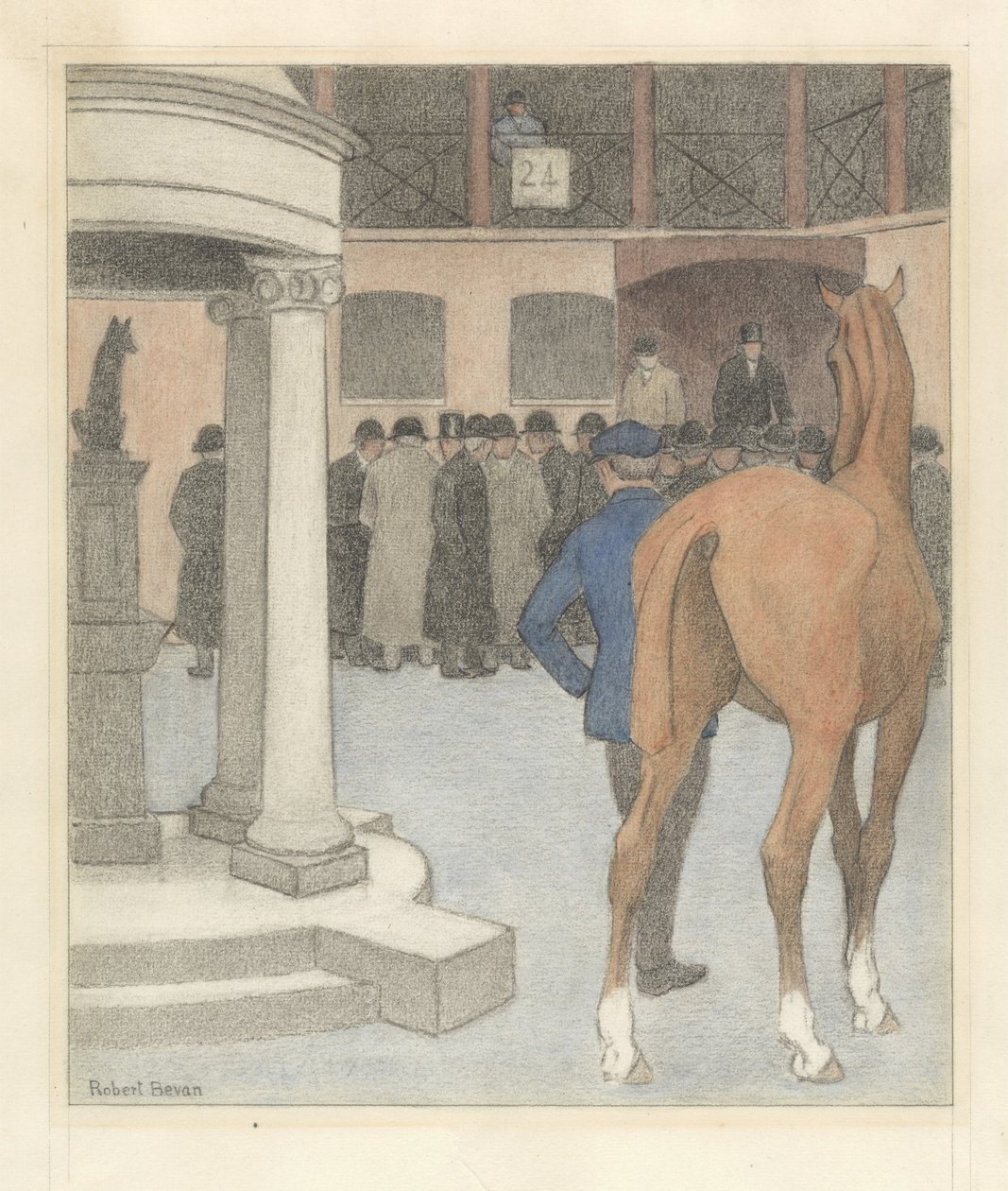 Das Bayhorse, Tattersalls, 1921 von Robert Polhill Bevan