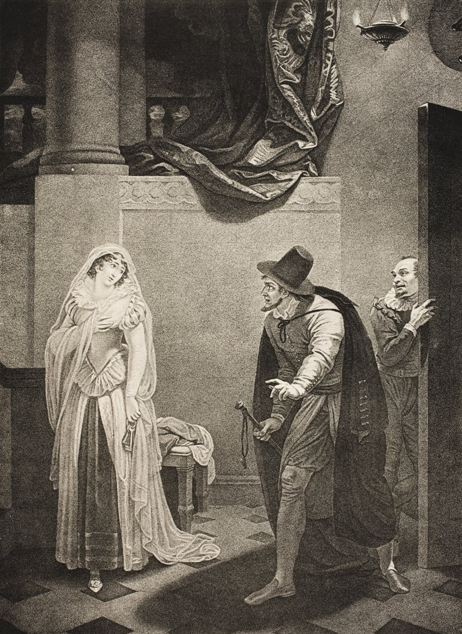 Vor Shylocks Haus, Akt II, Szene V, aus 