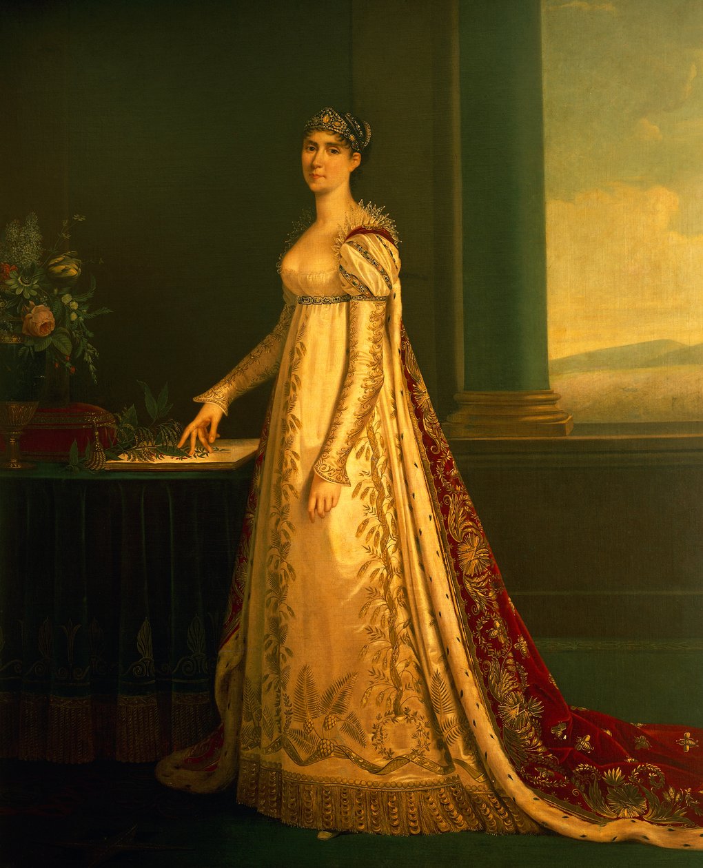 Porträt von Josephine Bonaparte (Öl auf Leinwand) von Robert (attr. to) Lefevre