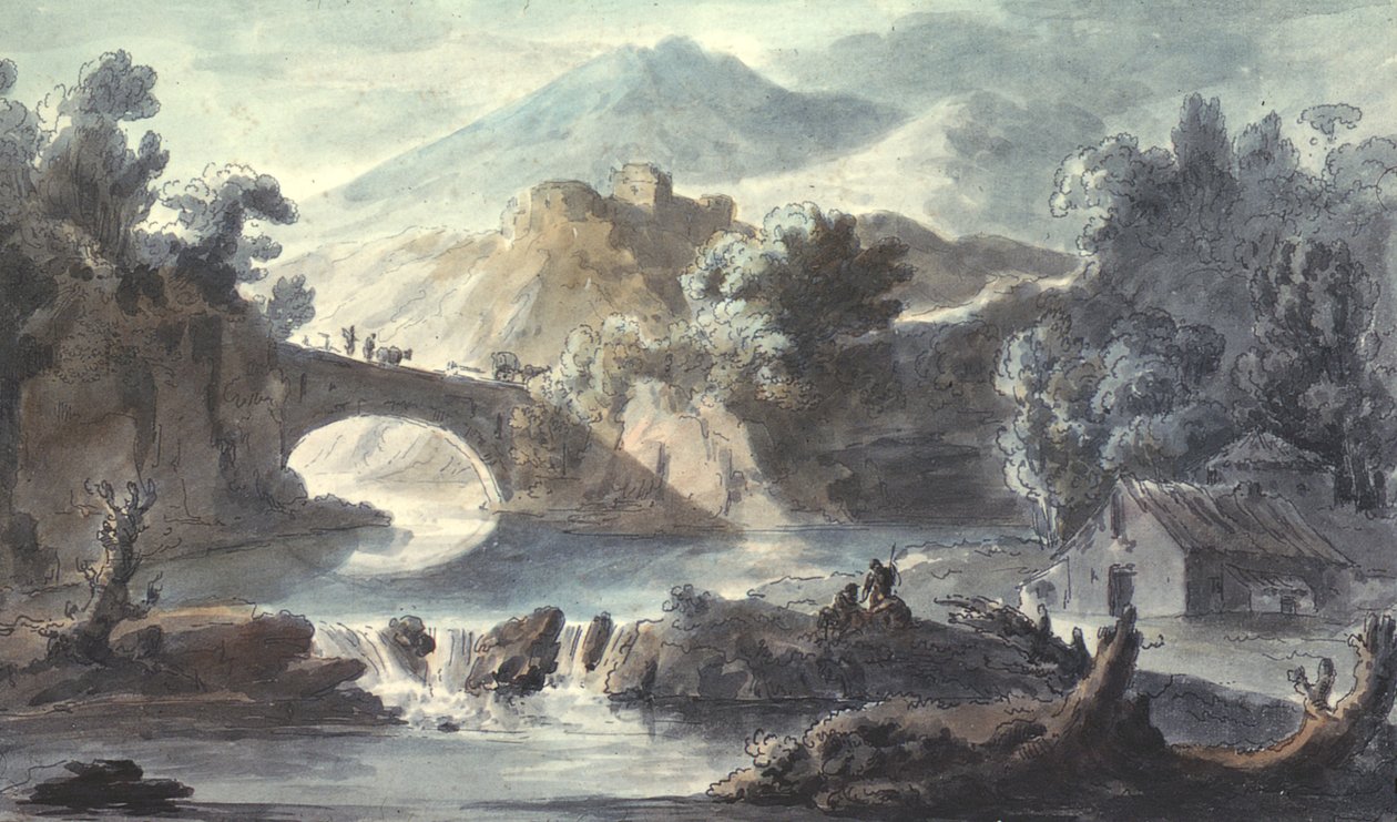 Romantische Landschaft von Robert Adam