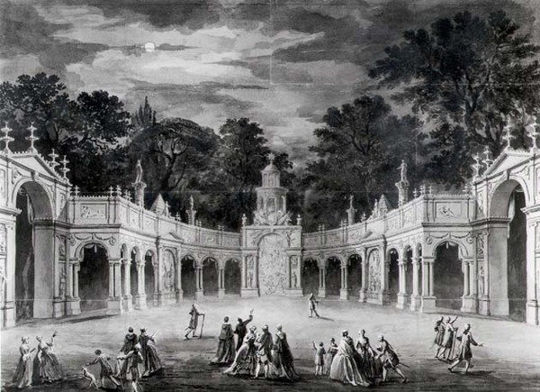 Die Illuminationen am Buckingham House zur Feier des Geburtstags von George III von Robert Adam