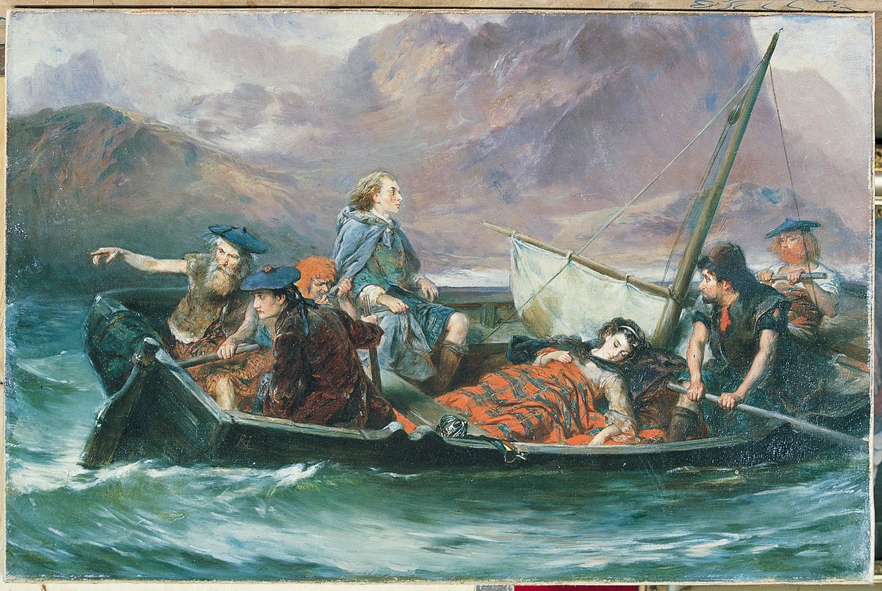 Während der Wanderung von Charles Edward Stuart von Robert Alexander Hillingford