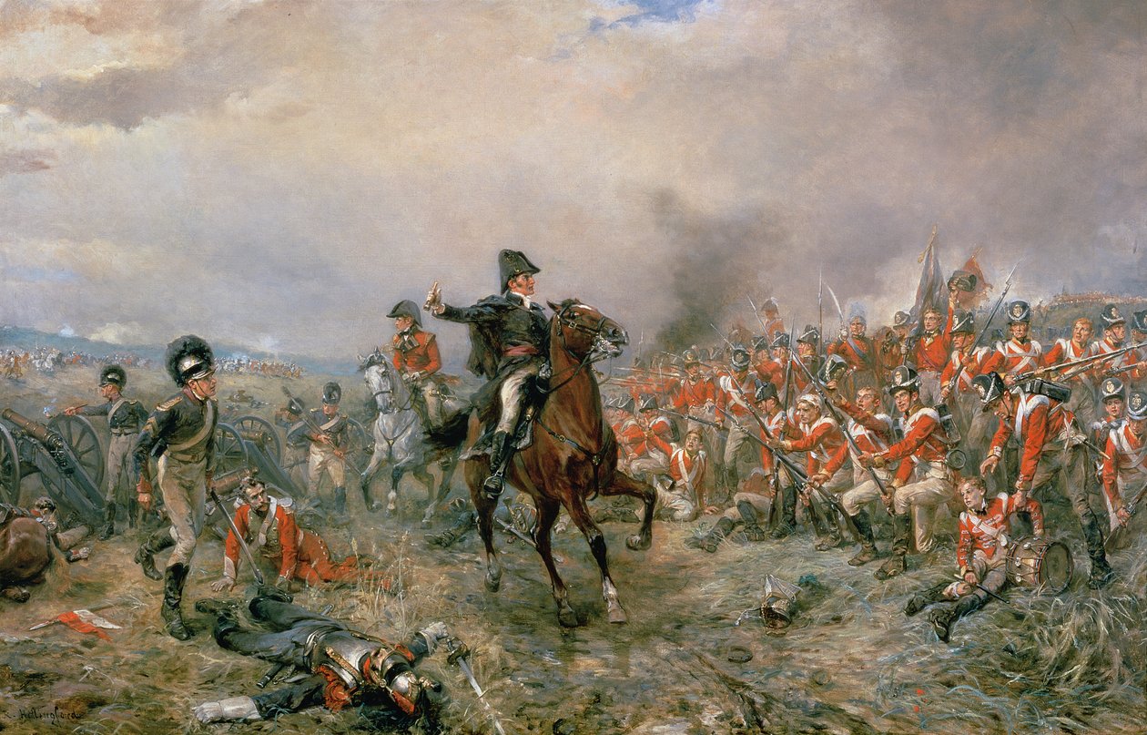 Der Herzog von Wellington bei Waterloo von Robert Alexander Hillingford