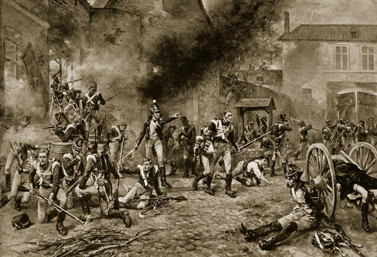 Die Verteidigung von Hougoumont, 18. Juni 1815 von Robert Alexander Hillingford